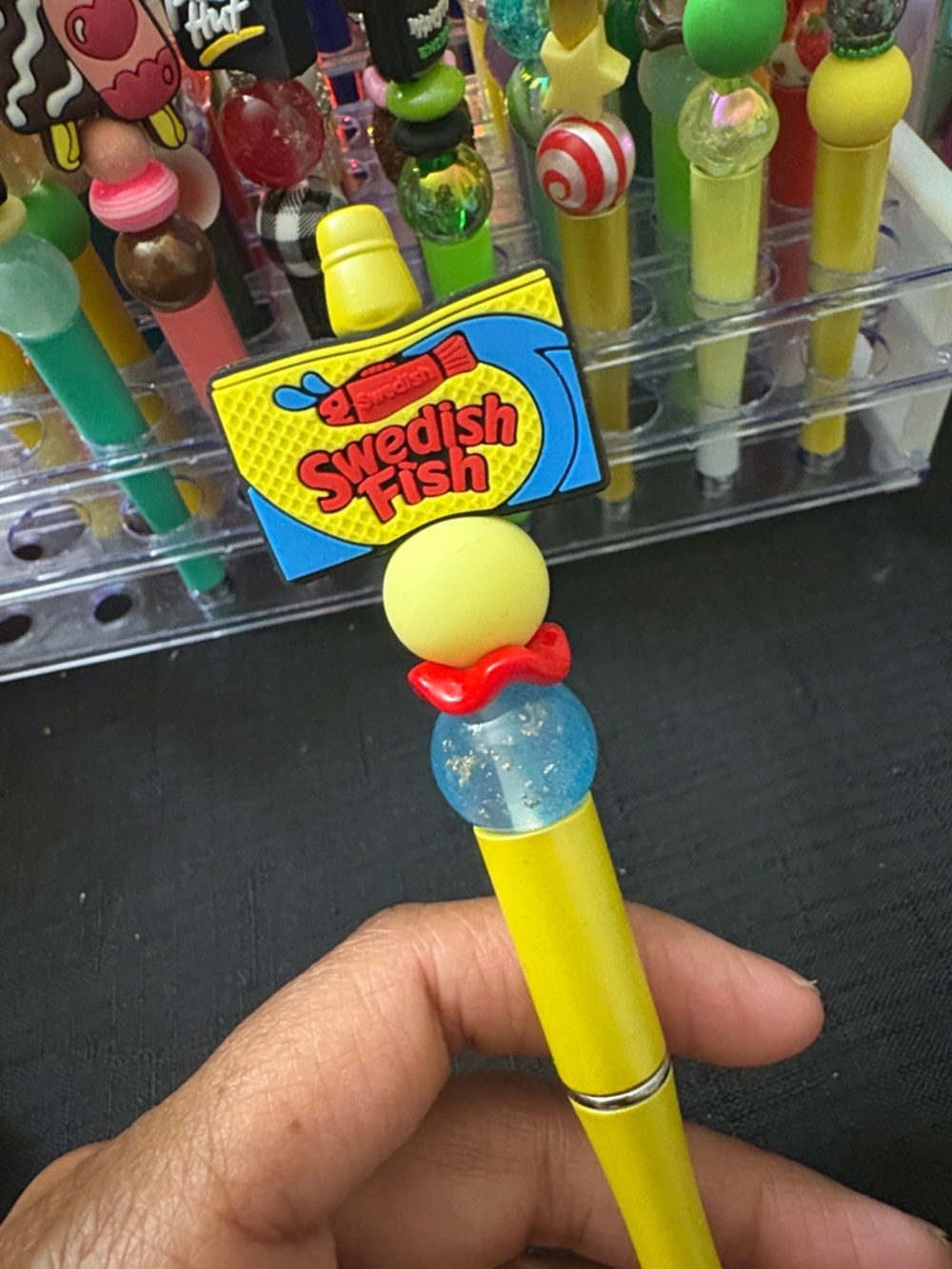 Swedish Fish Yellow Novelty Pen